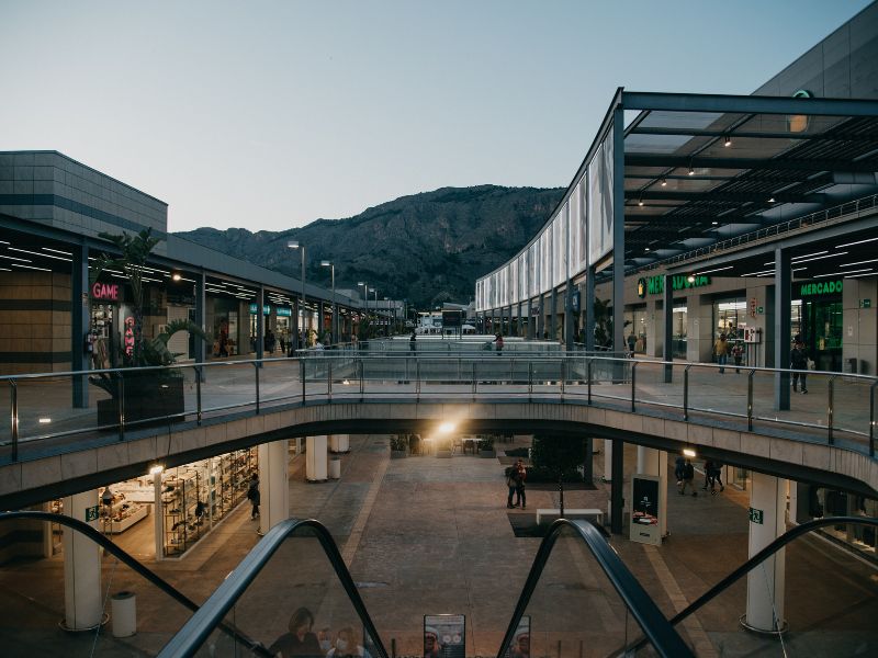 zonas de tiendas en Ociopía